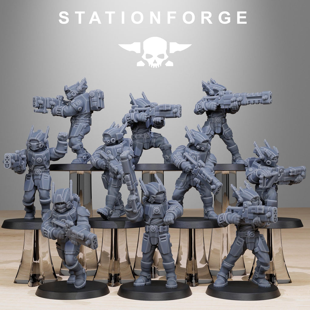 Tarion Assault Squad pack from StationForge 32mm scale (10 Pack)
