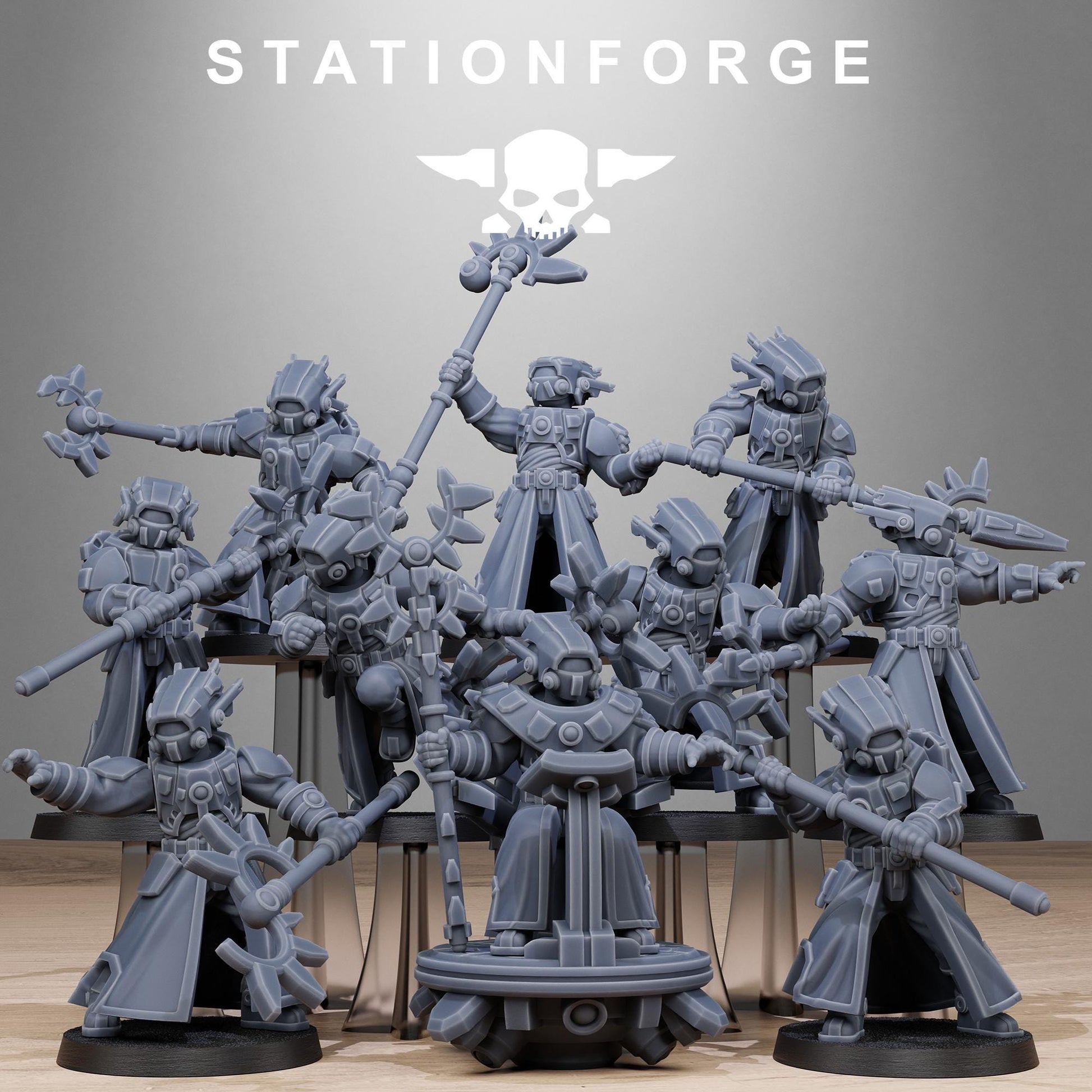 Tarion Priest Squad pack from StationForge 32mm scale (10 Pack)