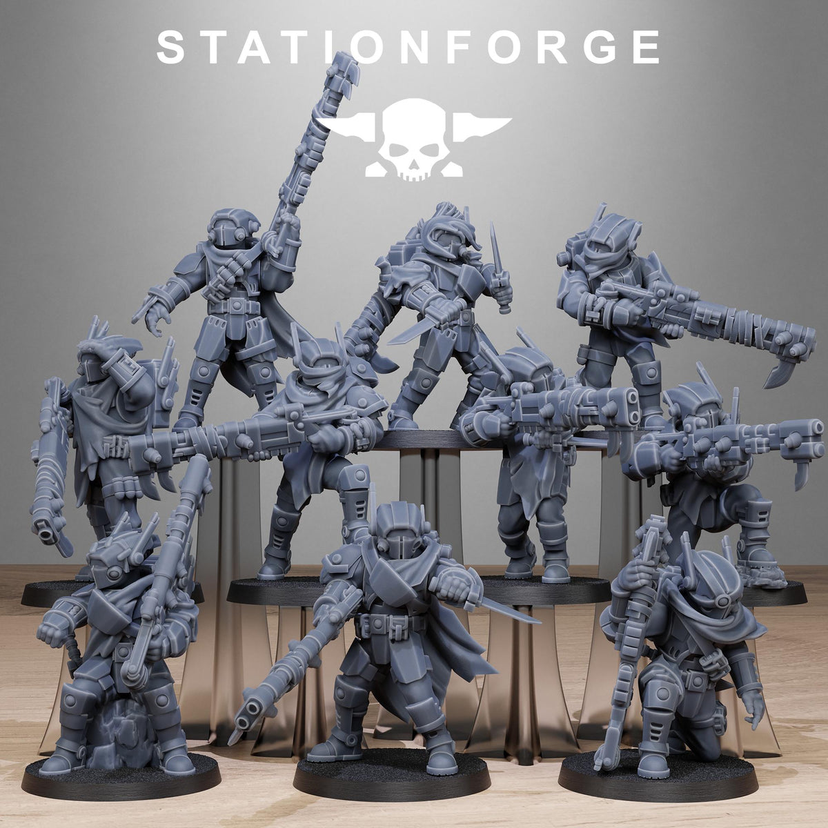Tarion Hunters Squad pack from StationForge 32mm scale (12 Pack)