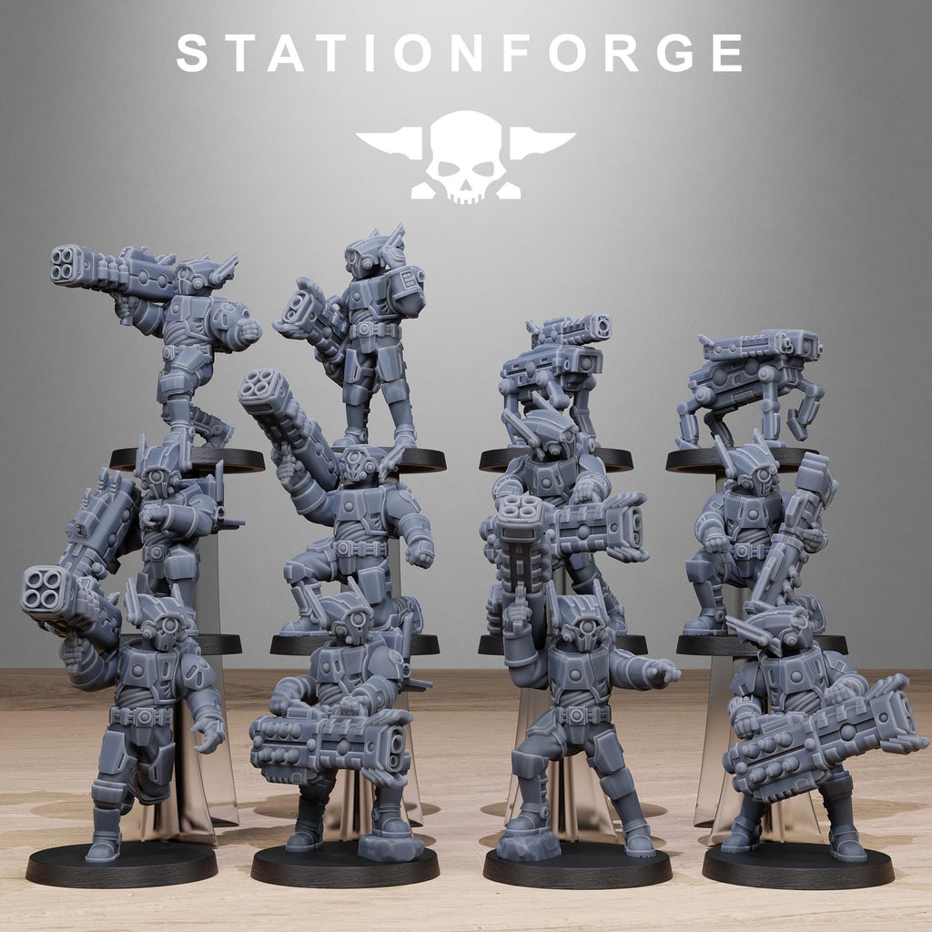 Tarion Heavy Infantry Squad pack from StationForge 32mm scale (10 Pack)