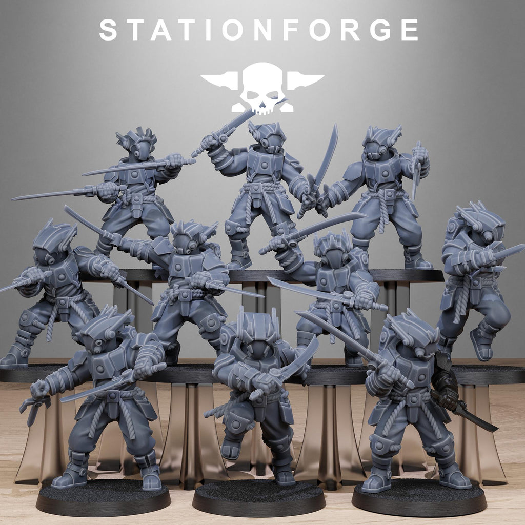Tarion Melee Infantry Squad pack from StationForge 32mm scale (10 Pack)