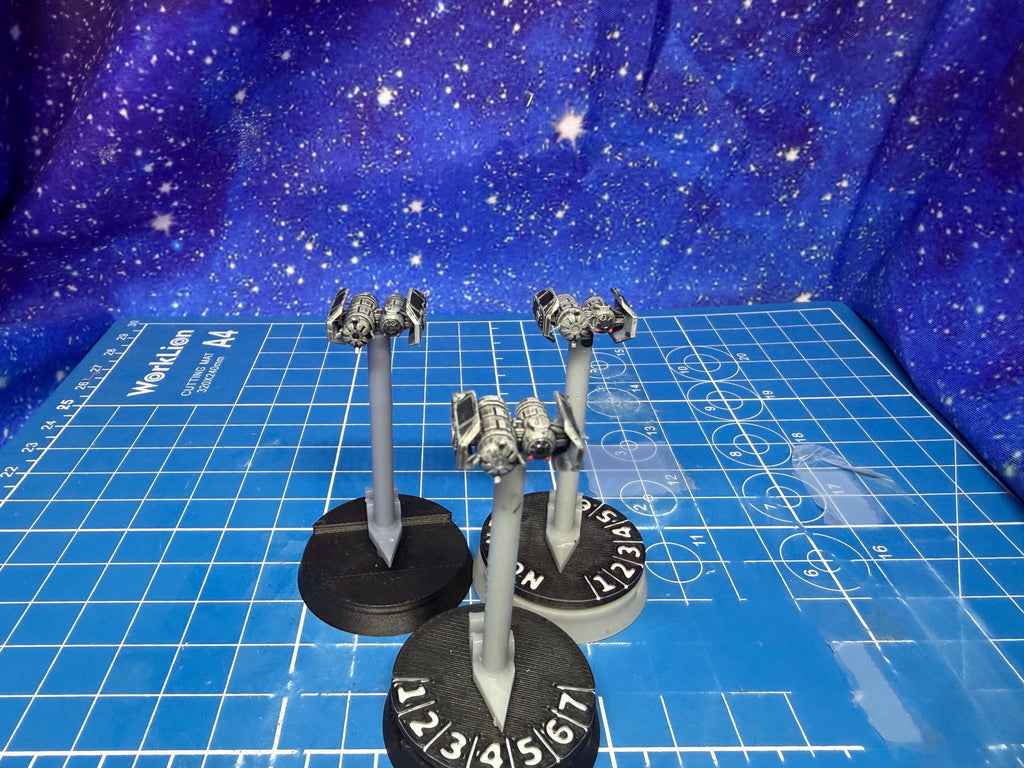 Imperial Tie Boarding Shuttle Irregular Squadron (3) for Star Wars Armada scale games