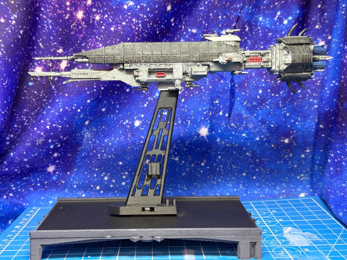 Earthforce Warlock-X Nemesis Destroyer scaled for Star Wars Armada scale games 187mm