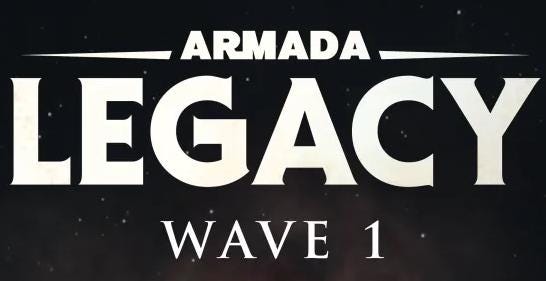 Armada Legacy Wave 1 Reinforcement Pack(2) ships for Star wars armada scale games