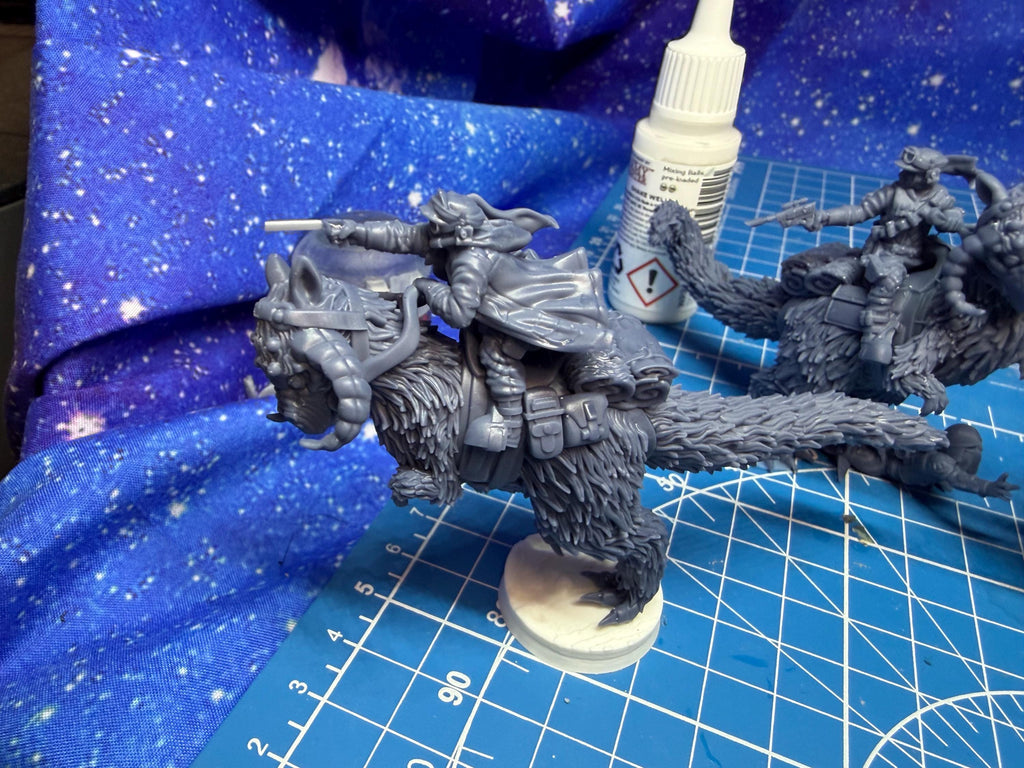 Rebel Alliance Winter Riders(4) for Star Wars Legion proxies, Grimdark Future or other miniatures games 35mm scale