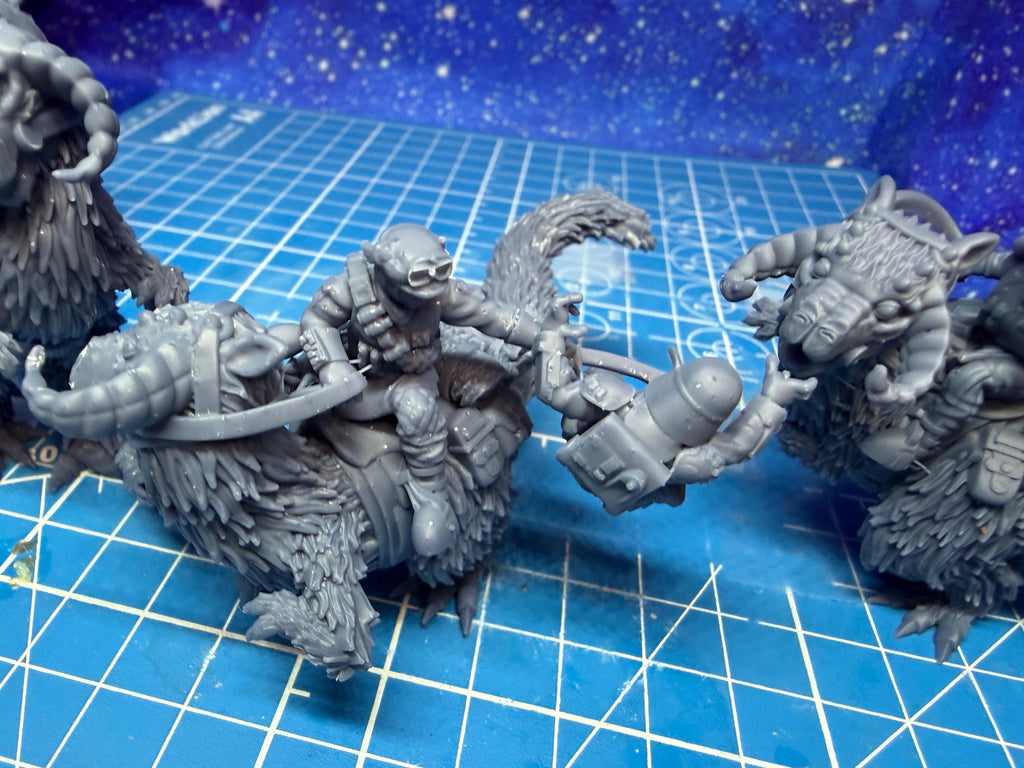 Rebel Alliance Winter Riders(4) for Star Wars Legion proxies, Grimdark Future or other miniatures games 35mm scale