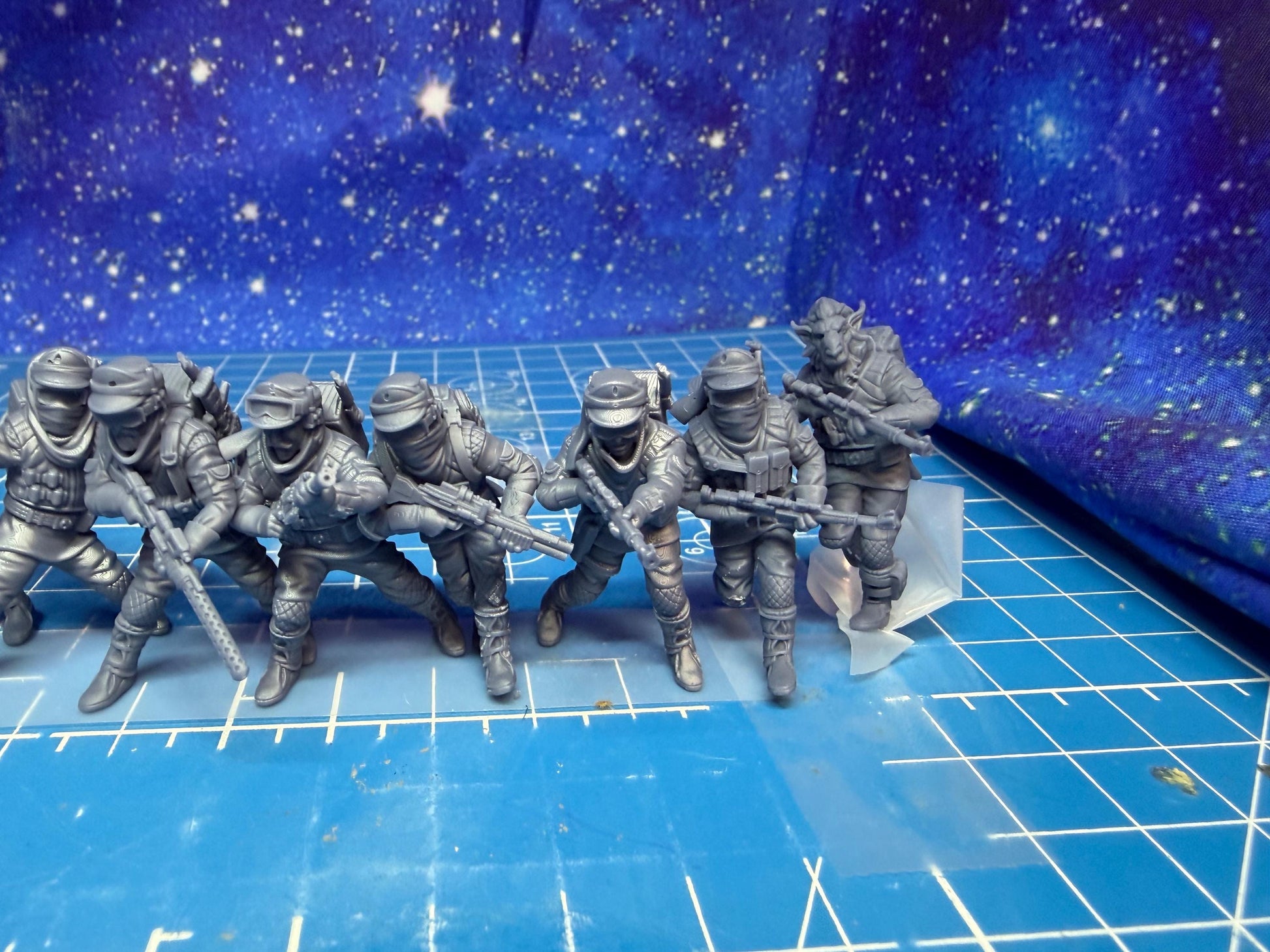 Rebel Alliance Insurgent Cold Weather Troopers: 35mm Miniatures Team (10)Star Wars Legion Proxy