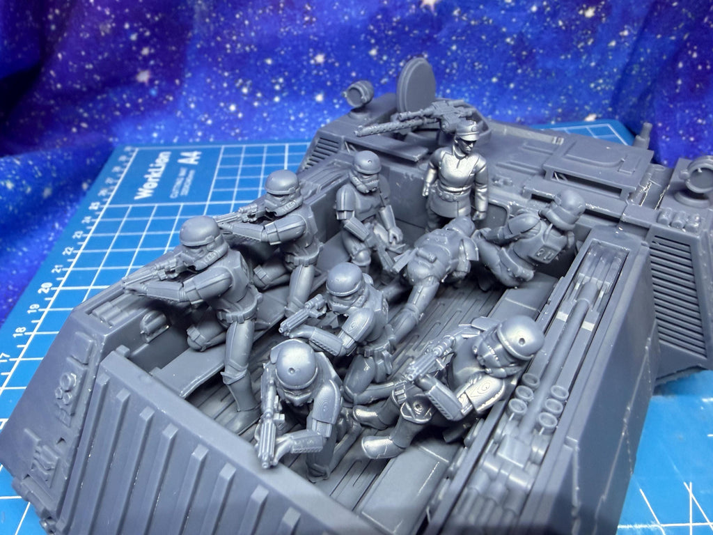Imperial Authority Ground Transport Kit: 35mm Scale Star Wars Legion Proxy