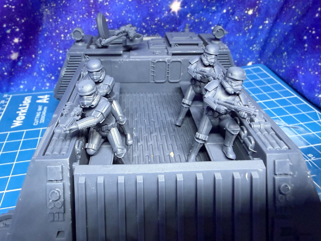 Imperial Authority Ground Transport Kit: 35mm Scale Star Wars Legion Proxy