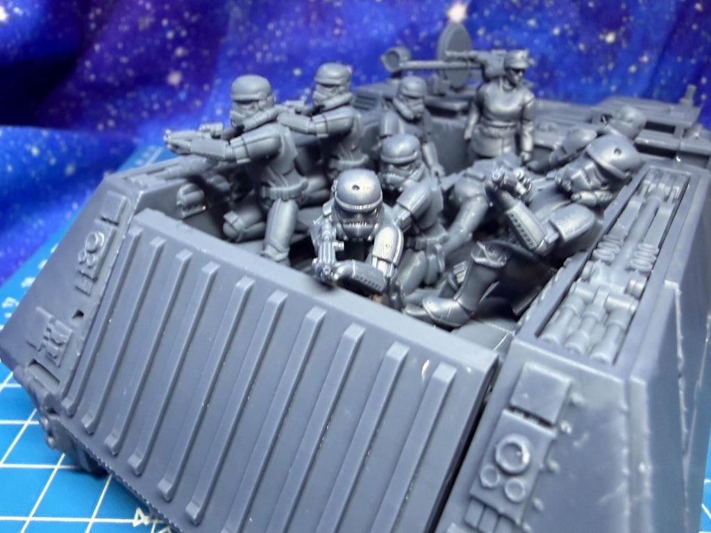 Imperial Authority Ground Transport Kit: 35mm Scale Star Wars Legion Proxy