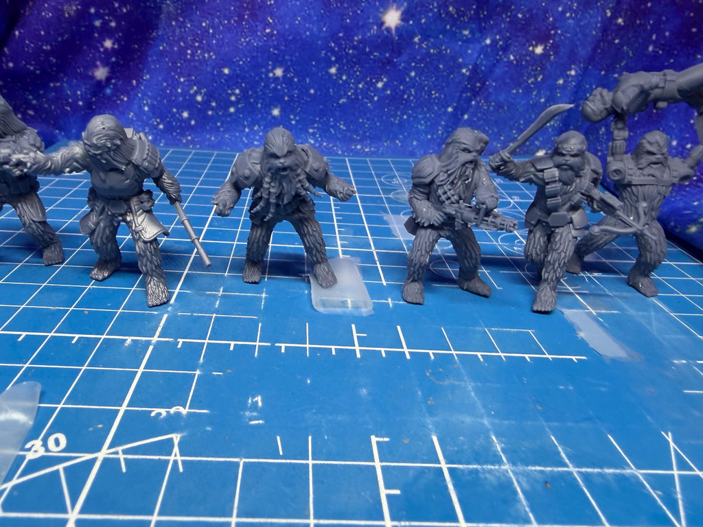 Rebel Alliance Kith-Kin Mercenary Team: 35mm Miniatures (6) Star Wars Legion Proxy