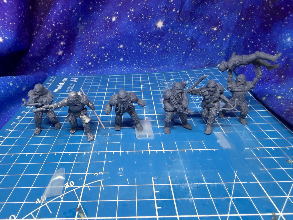 Rebel Alliance Kith-Kin Mercenary Team: 35mm Miniatures (6) Star Wars Legion Proxy
