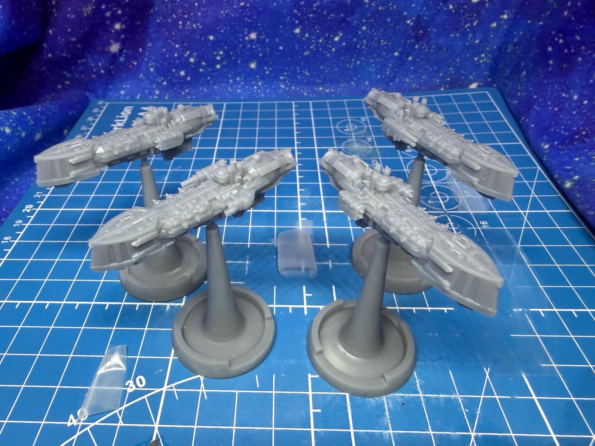 Goth Traitor Sol Pattern Frigate pack (4) for Onepagerules Warfleets