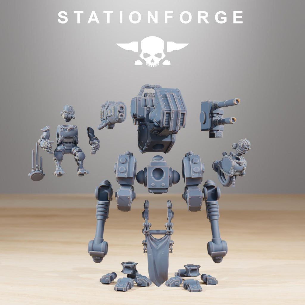 Scavenger Walker kit from StationForge 28mm scale Grimdark Future wargames