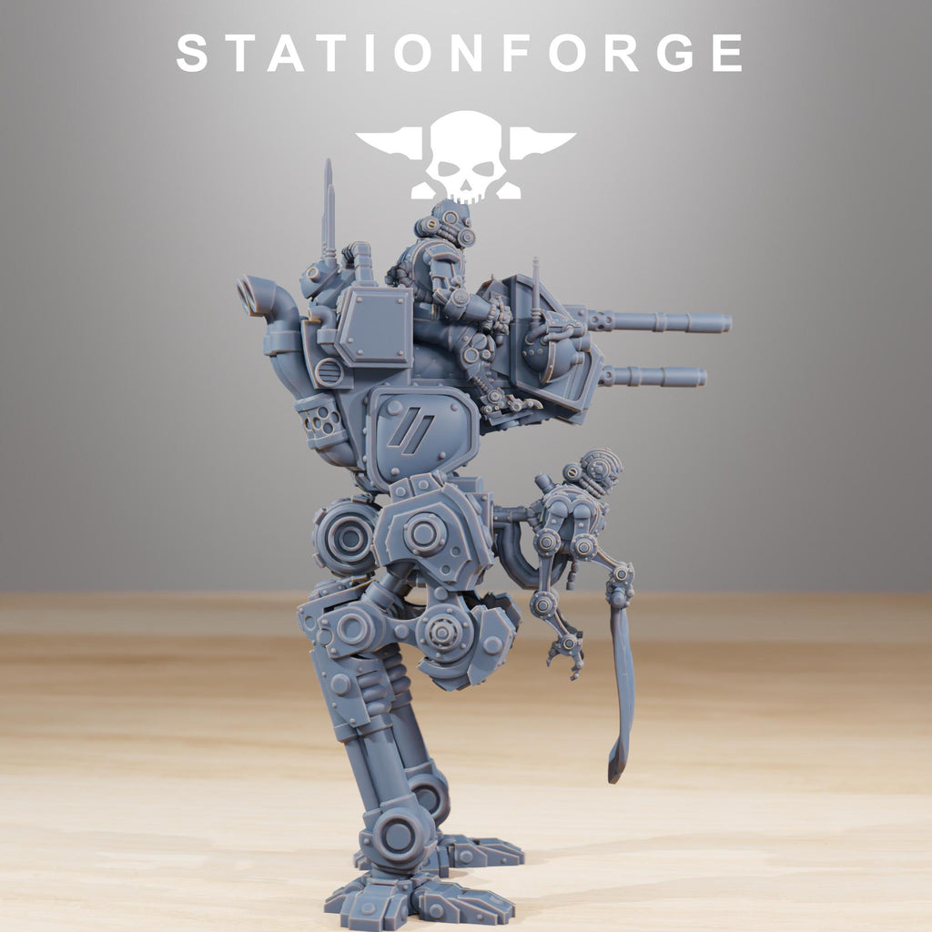 Scavenger Walker kit from StationForge 28mm scale Grimdark Future wargames
