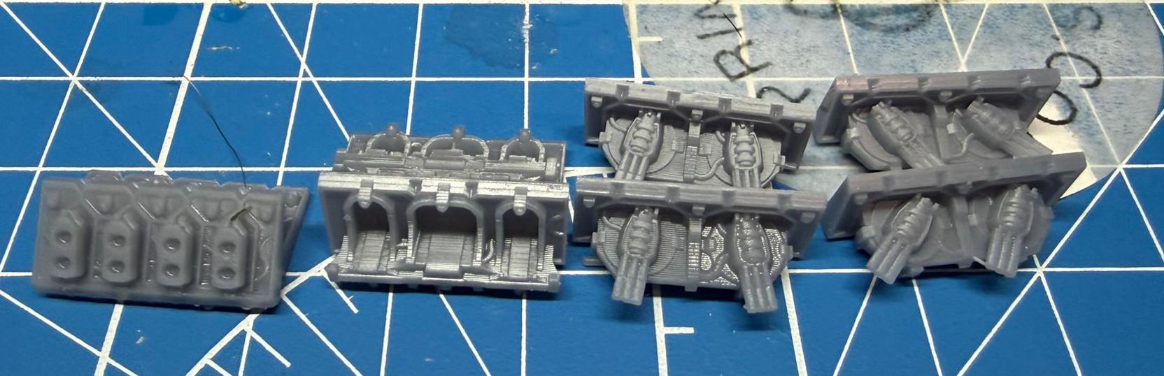 Goth Human Empire Sol Pattern Cruiser Kit for Onepagerules Warfleets