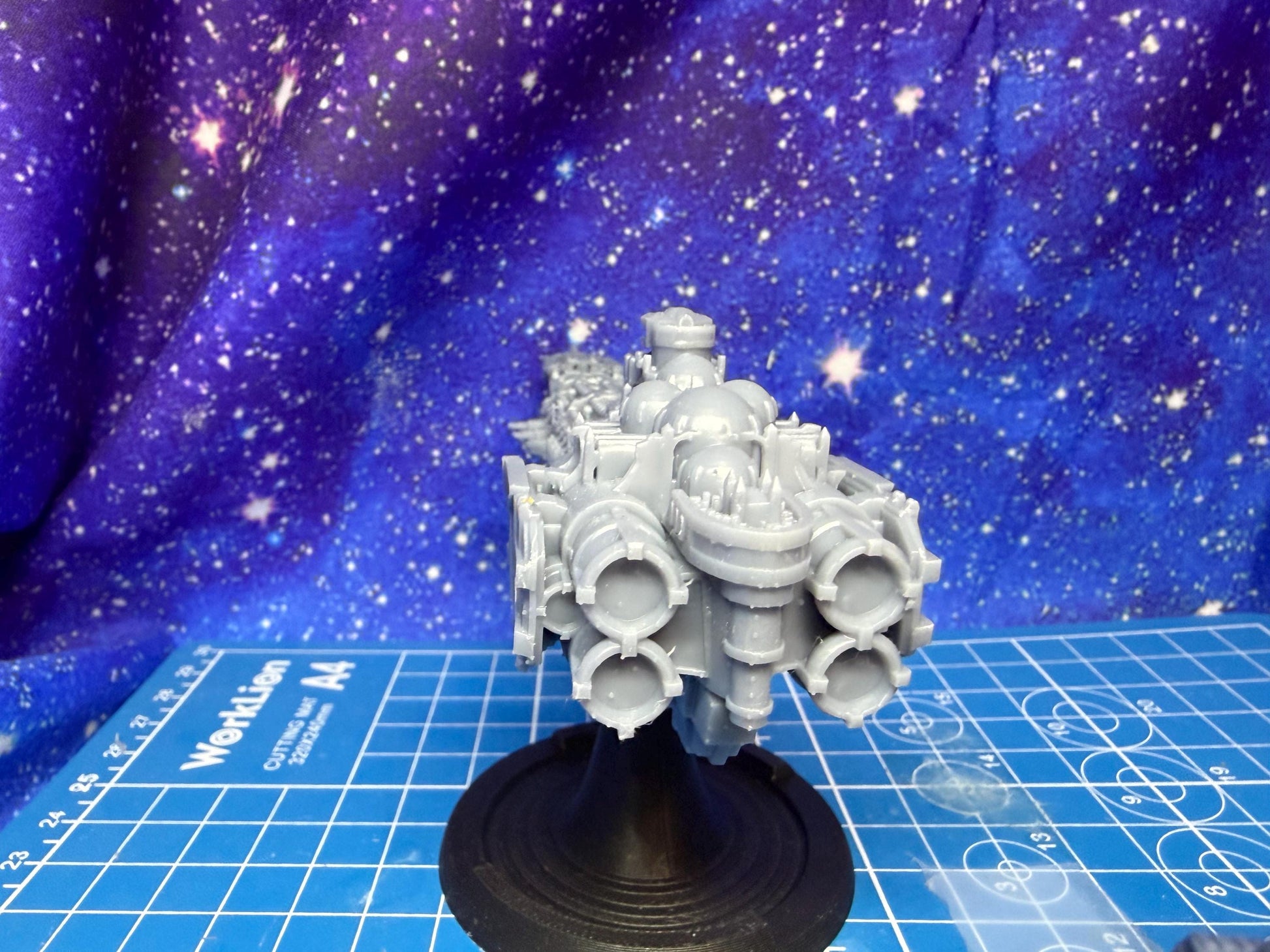 Goth Human Empire Sol Pattern Battleship Kit for Onepagerules Warfleets