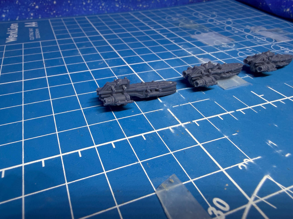 Goth Human Empire Sol Pattern Destroyer pack (3) for Onepagerules Warfleets