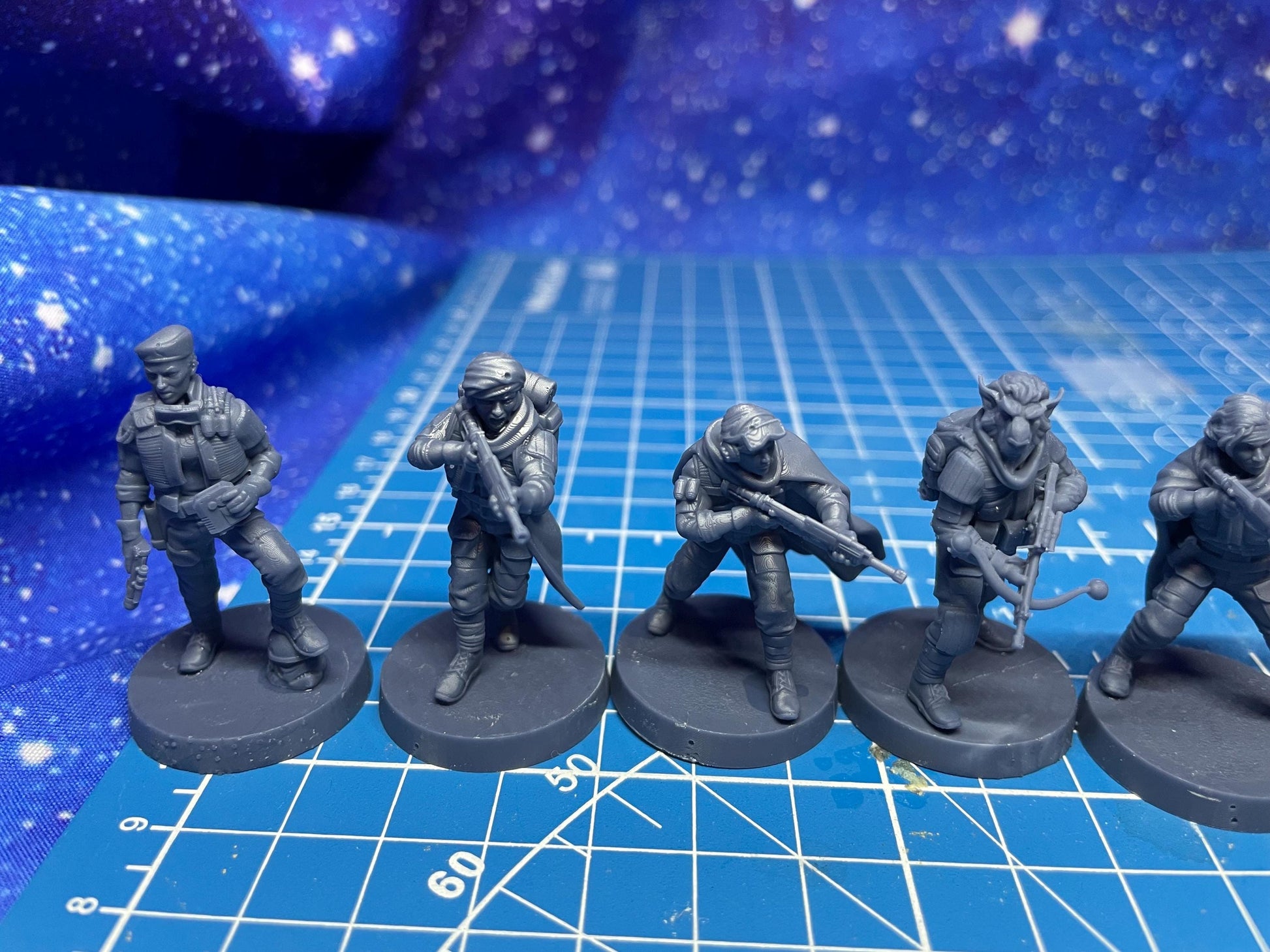 Rebel Alliance Ghost Salvo Team: 35mm Miniatures (7) Star Wars Legion Proxy