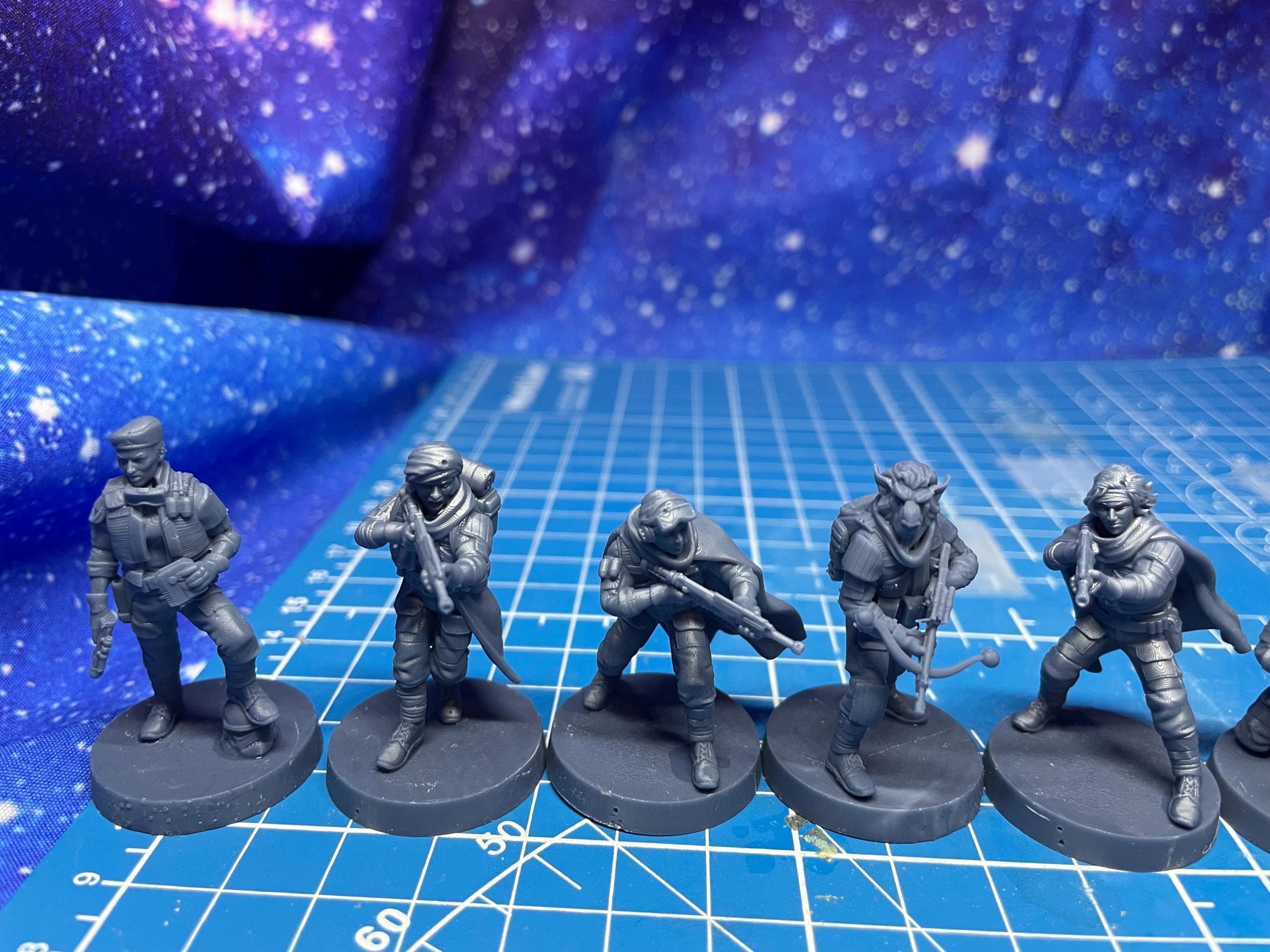 Rebel Alliance Ghost Salvo Team: 35mm Miniatures (7) Star Wars Legion Proxy