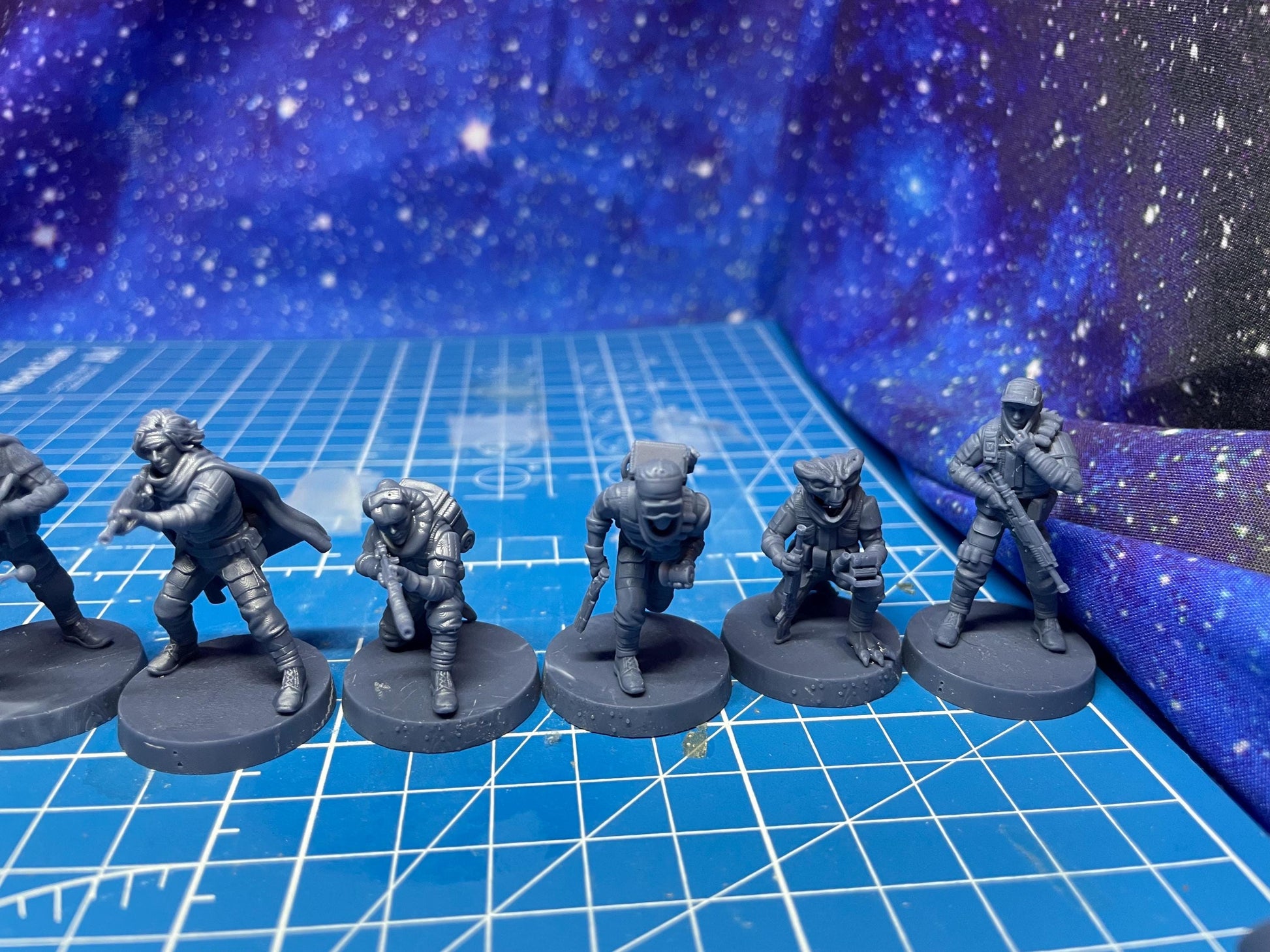 Rebel Alliance Ghost Salvo Team: 35mm Miniatures (7) Star Wars Legion Proxy