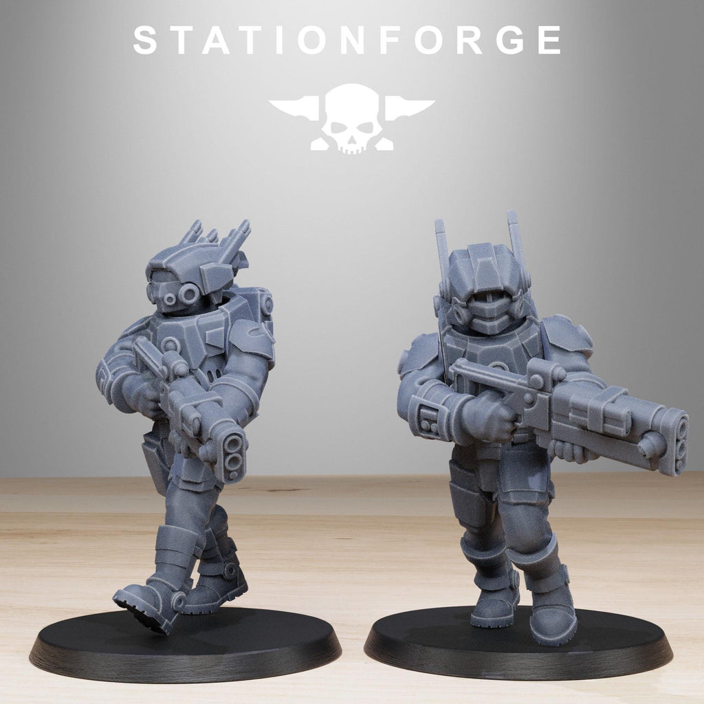 Tarion Assault Squad pack from StationForge 32mm scale (10 Pack)