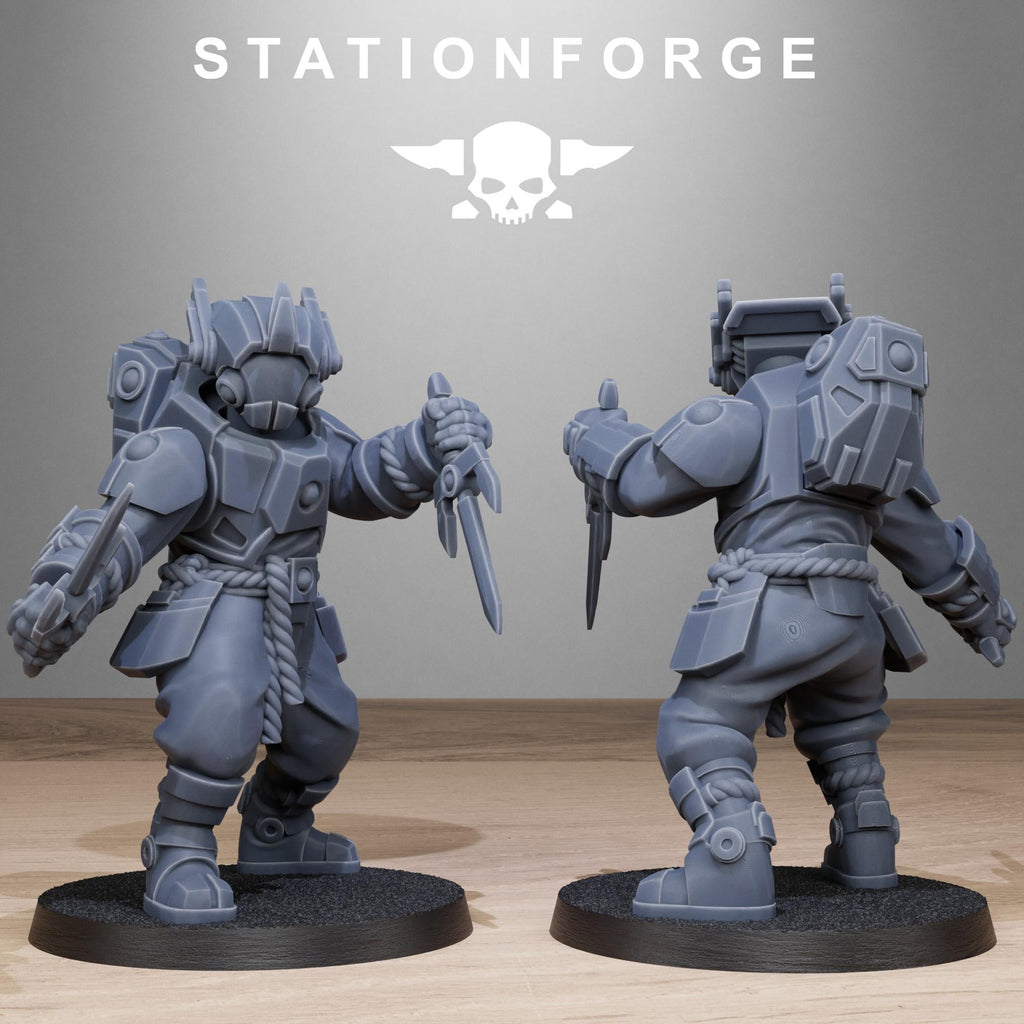 Tarion Melee Infantry Squad pack from StationForge 32mm scale (10 Pack)
