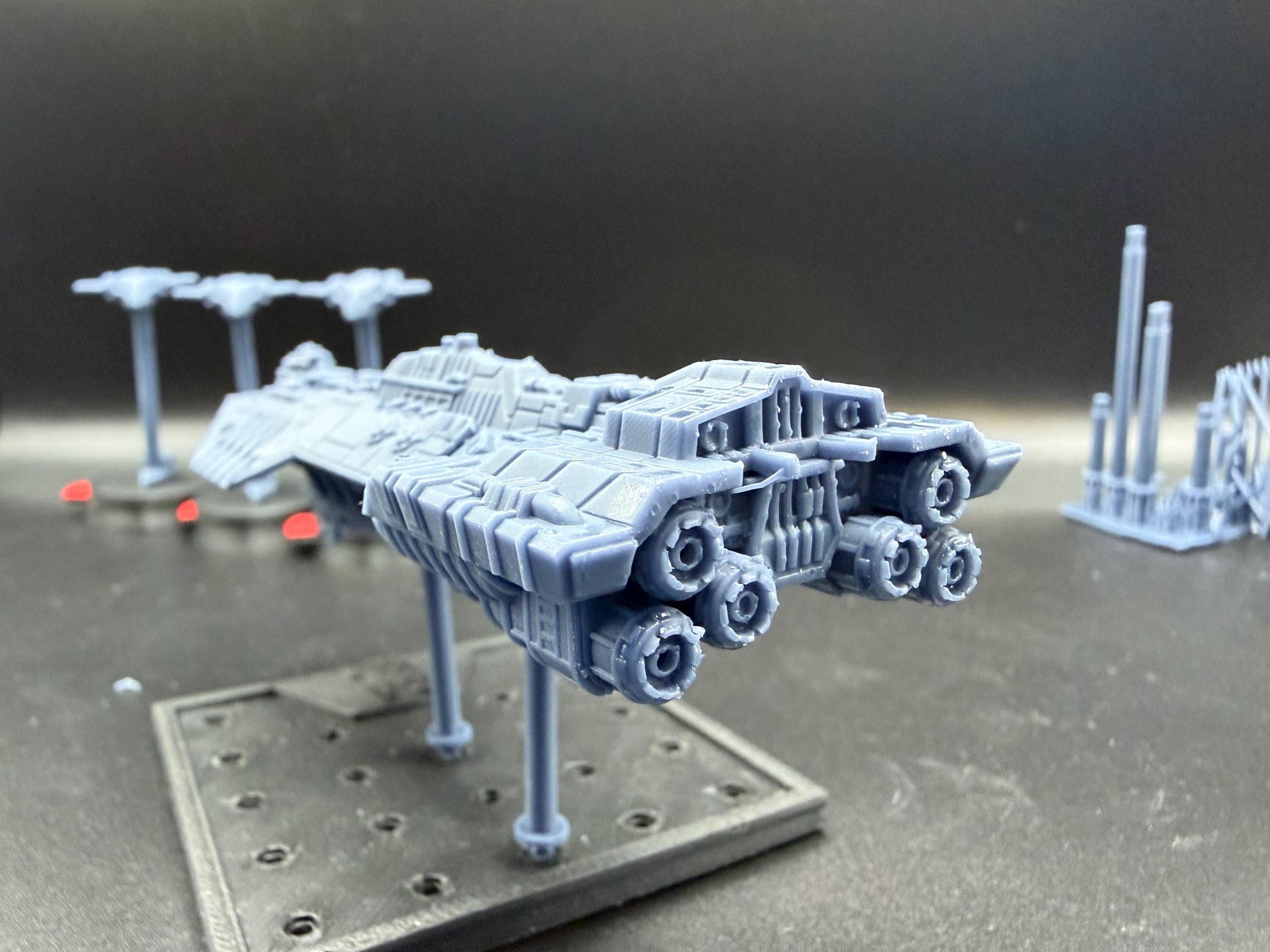 Halo Fleet Battles Proxy UNSC Phoenix class Colony Ship Upgrade set for epic scale space games