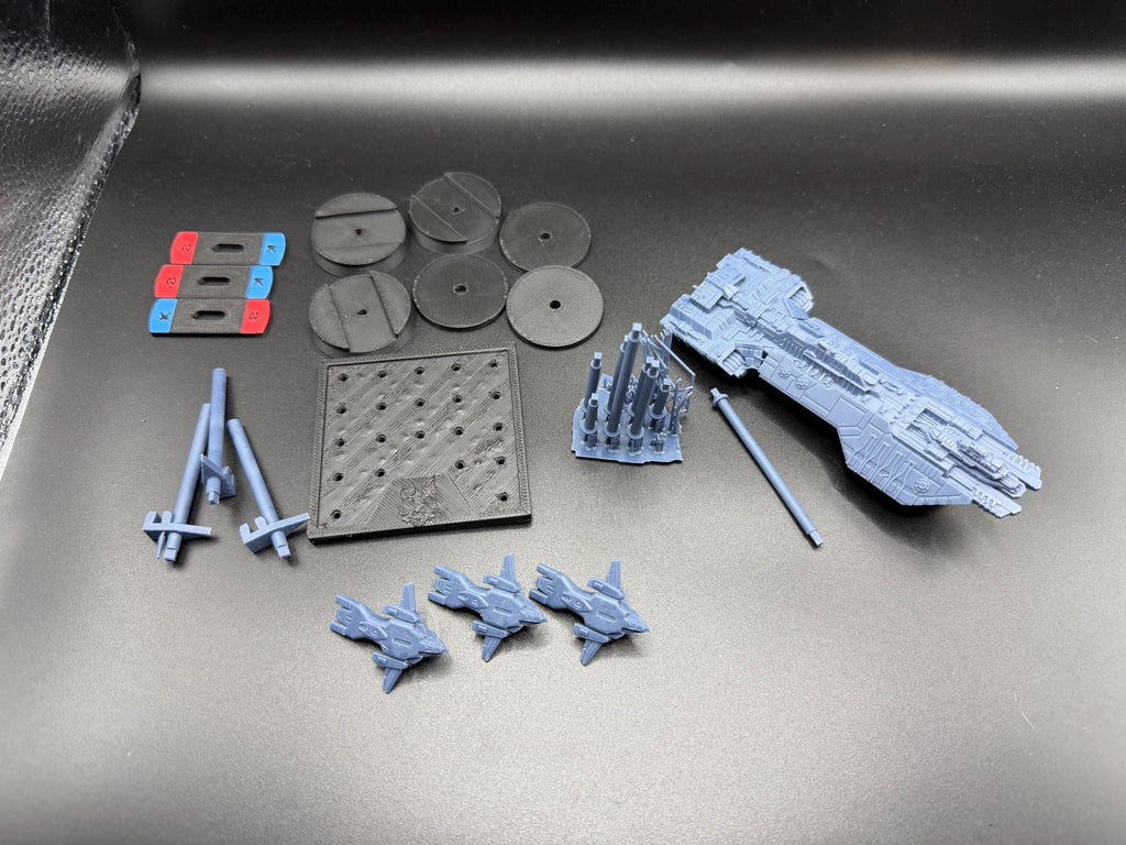 Halo Fleet Battles Proxy UNSC Phoenix class Colony Ship Upgrade set for epic scale space games