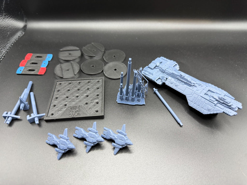 Halo Fleet Battles Proxy UNSC Phoenix class Colony Ship Upgrade set for epic scale space games