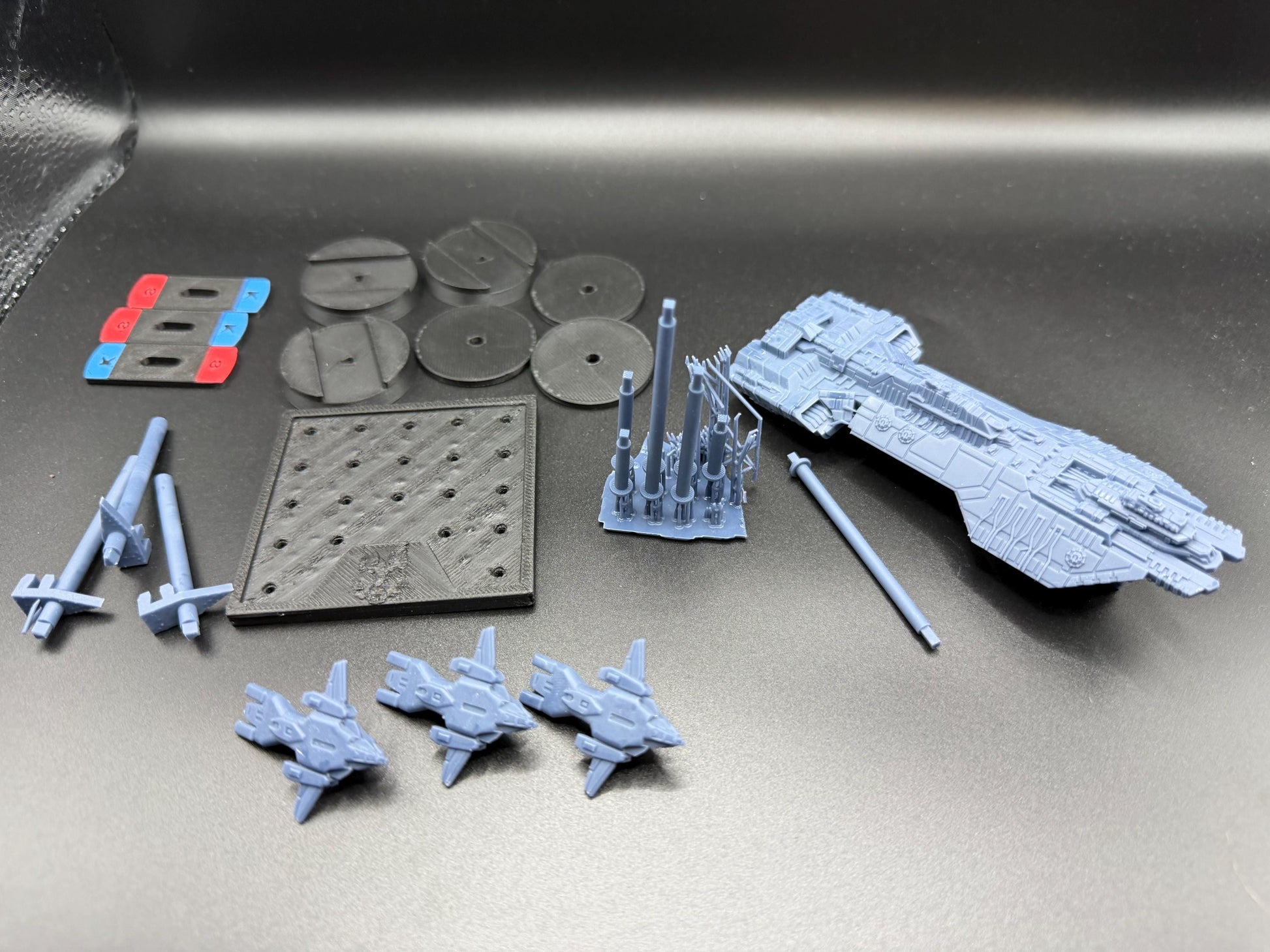 Halo Fleet Battles Proxy UNSC Phoenix class Colony Ship Upgrade set for epic scale space games