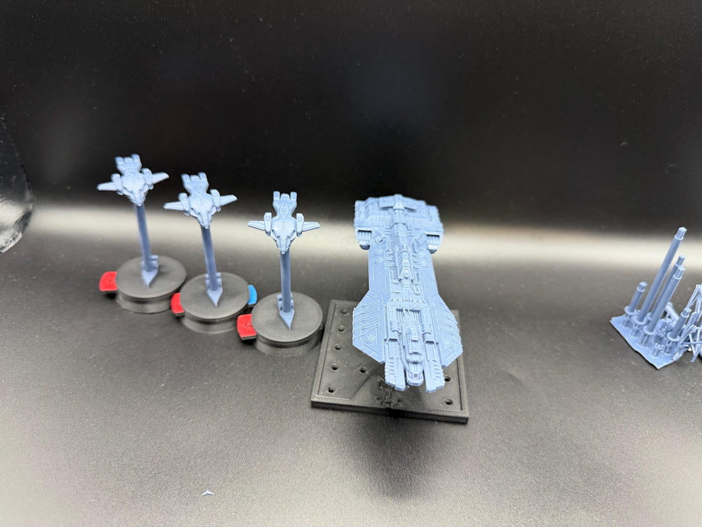 Halo Fleet Battles Proxy UNSC Phoenix class Colony Ship Upgrade set for epic scale space games