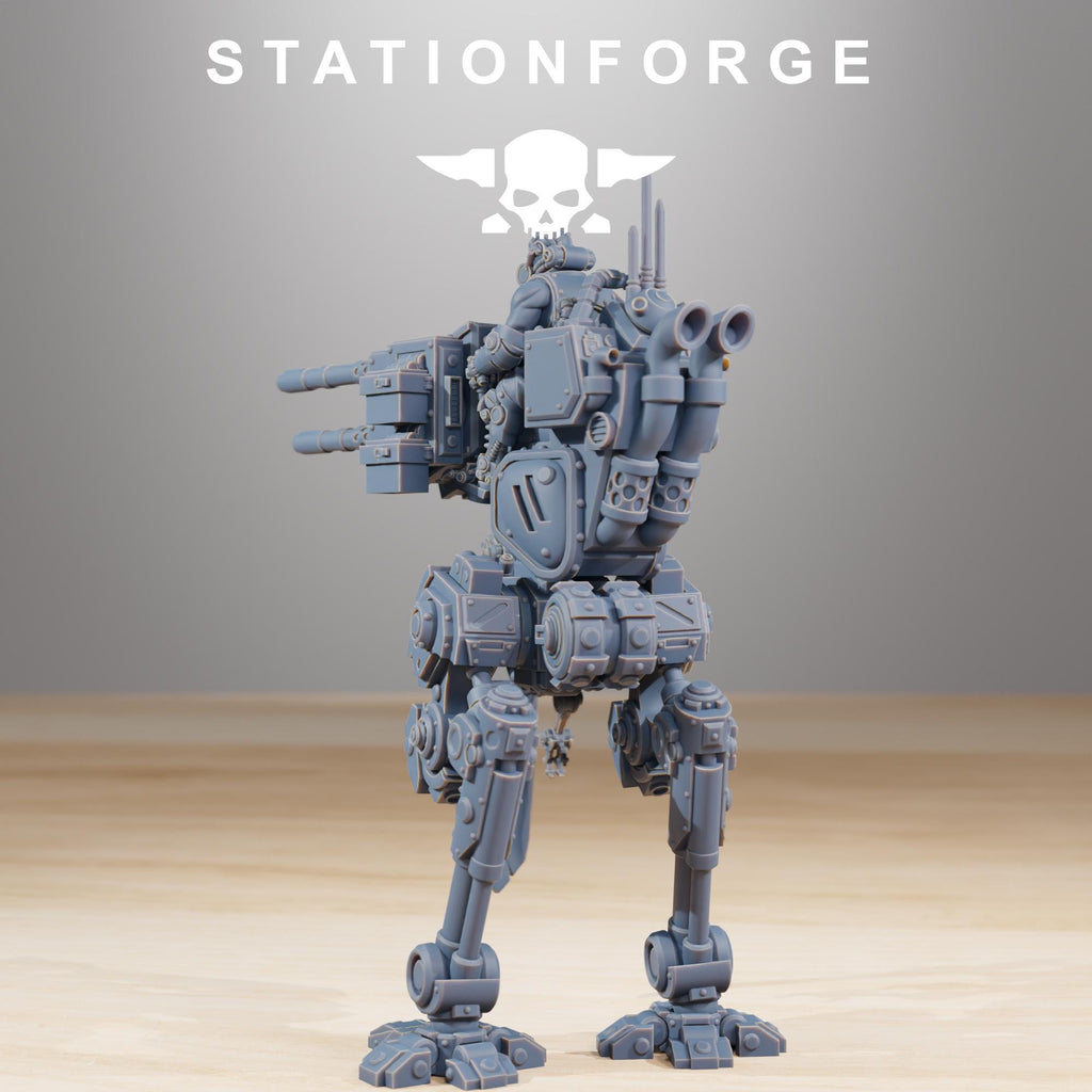 Scavenger Walker kit from StationForge 28mm scale Grimdark Future wargames
