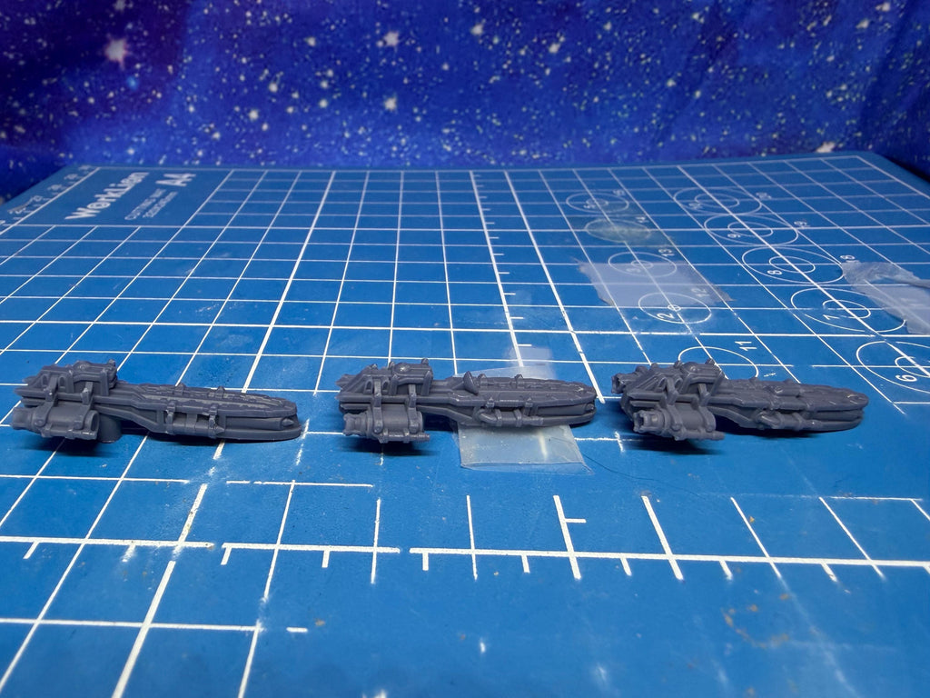 Goth Human Empire Sol Pattern Destroyer pack (3) for Onepagerules Warfleets