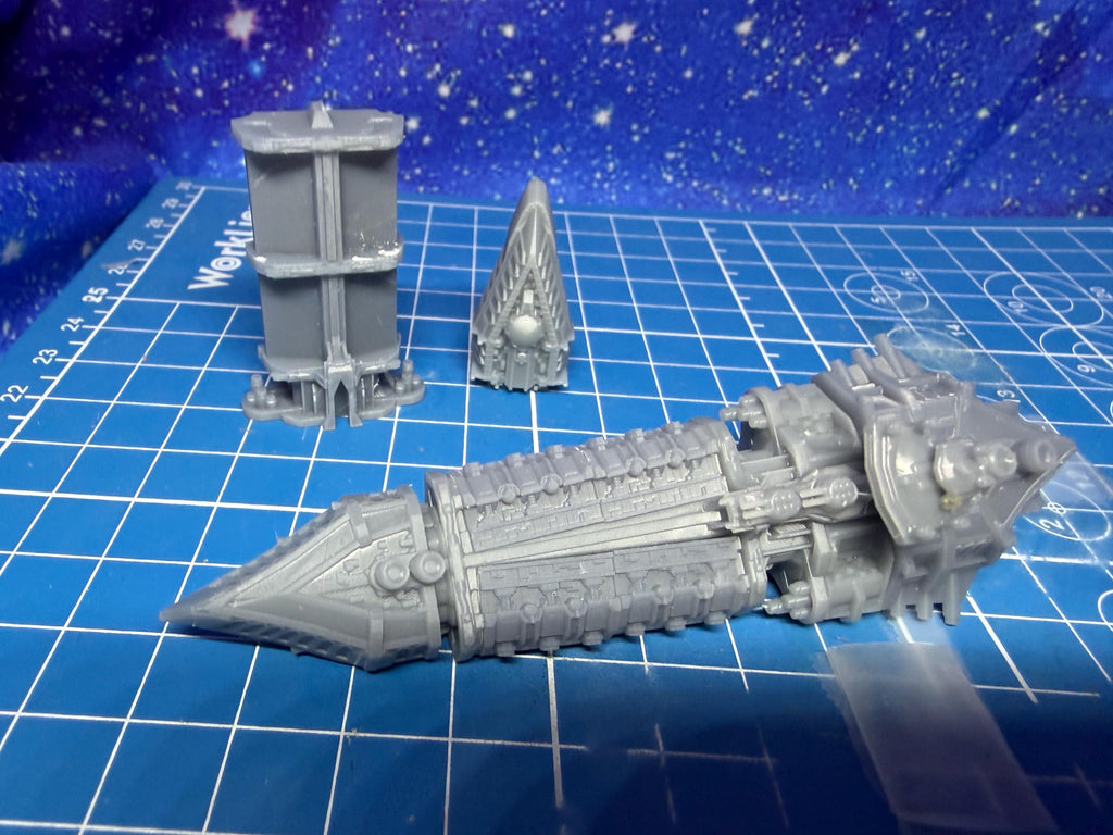 Goth Traitor faction Sol Pattern Cruiser Kit for Onepagerules Warfleets