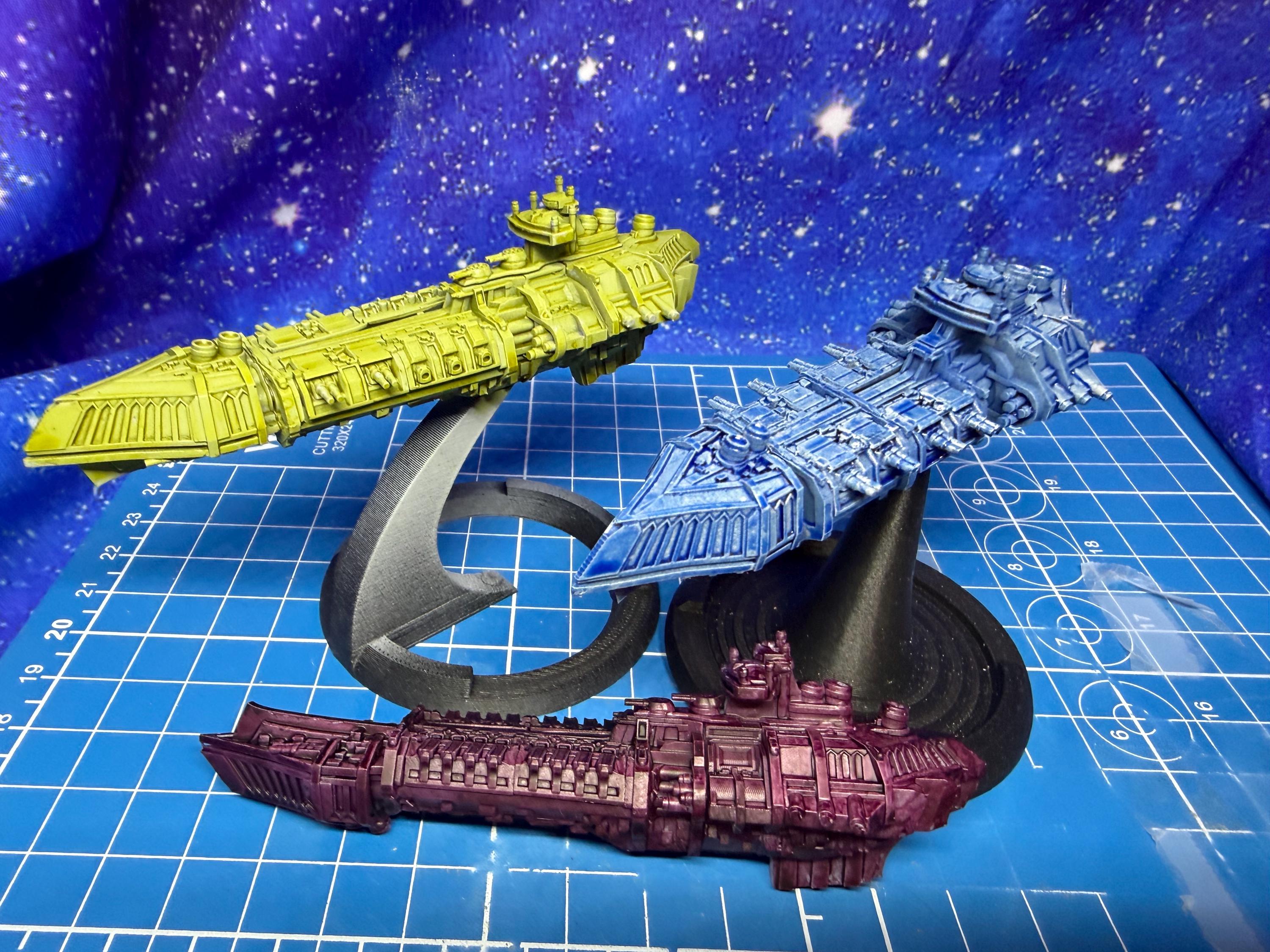 Goth Traitor faction Sol Pattern Cruiser Kit for Onepagerules Warfleets