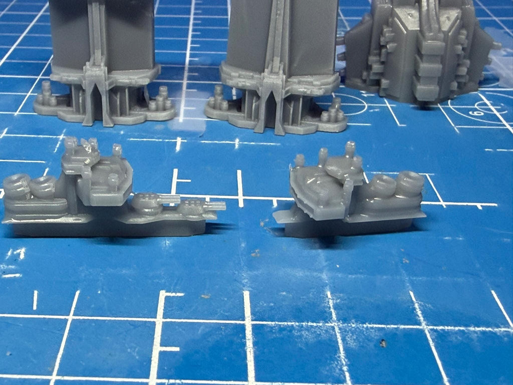 Goth Traitor faction Sol Pattern Cruiser Kit for Onepagerules Warfleets