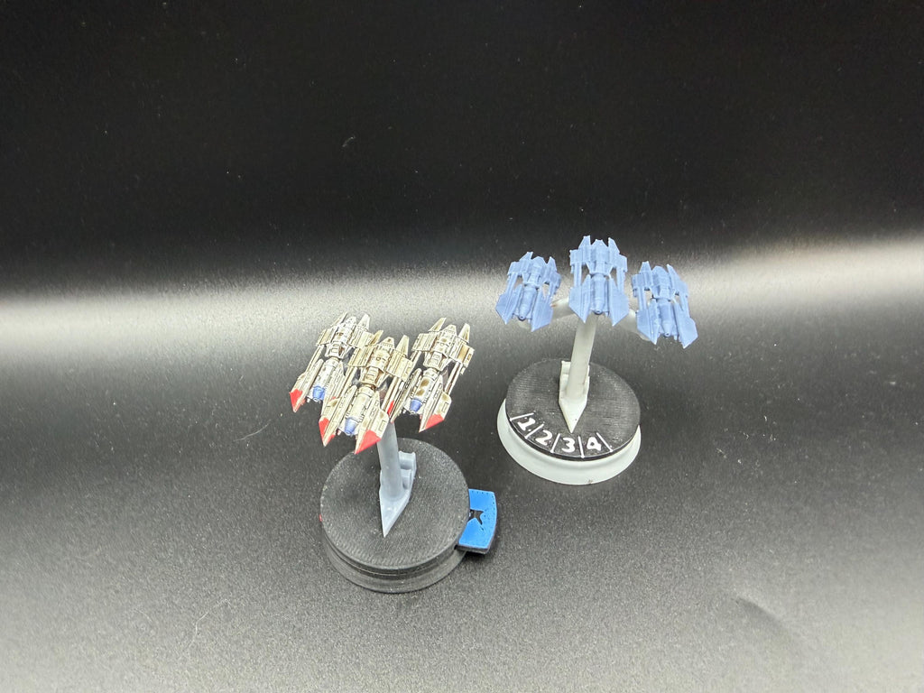 Scum Pirate Rihkxyrk heavy Fighter Starfighter Squadron(6 fighters) for Star wars armada