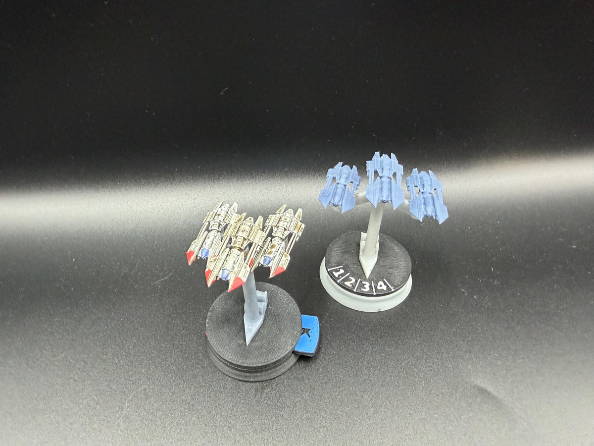 Scum Pirate Rihkxyrk heavy Fighter Starfighter Squadron(6 fighters) for Star wars armada