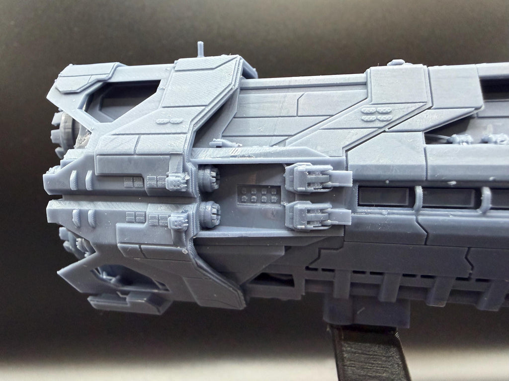 UNSC Autumn-class Heavy Cruiser Miniature (142mm) for Halo Armada Homebrew
