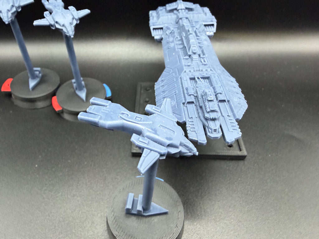 Halo Fleet Battles Proxy UNSC Phoenix class Colony Ship Upgrade set for epic scale space games