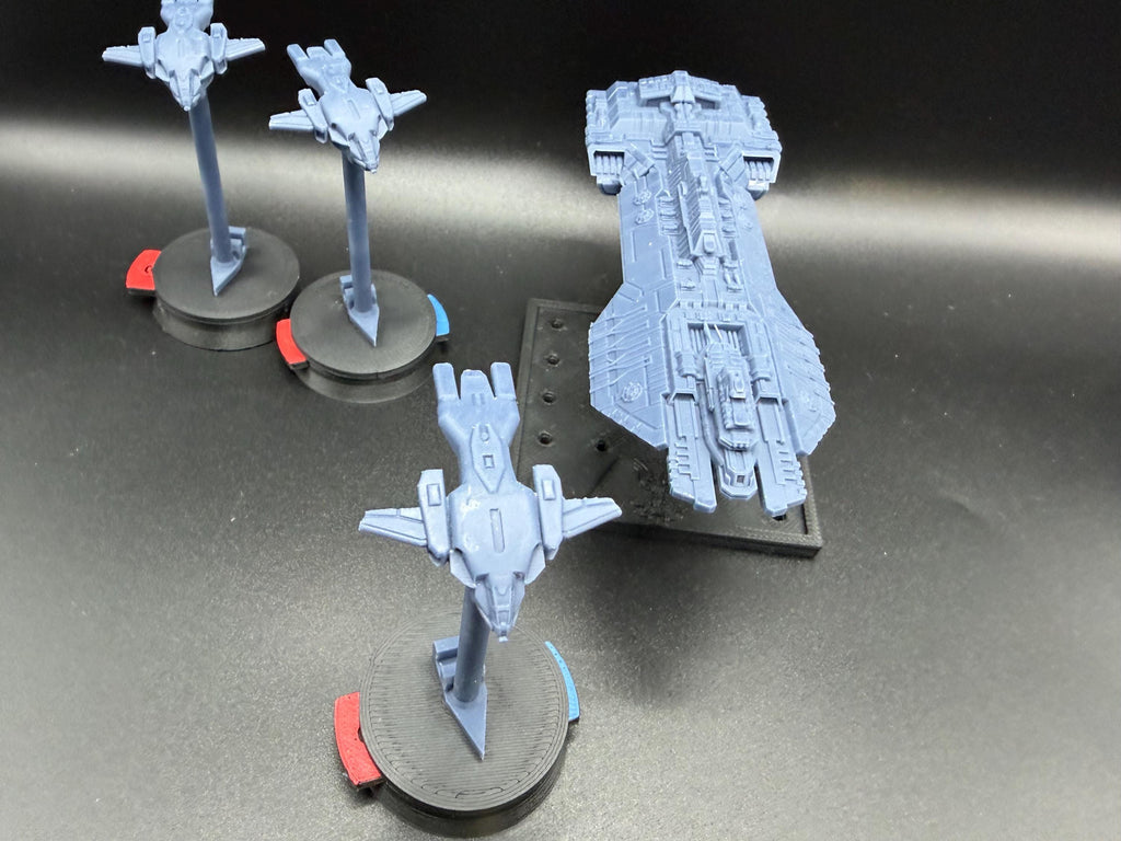 Halo Fleet Battles Proxy UNSC Phoenix class Colony Ship Upgrade set for epic scale space games