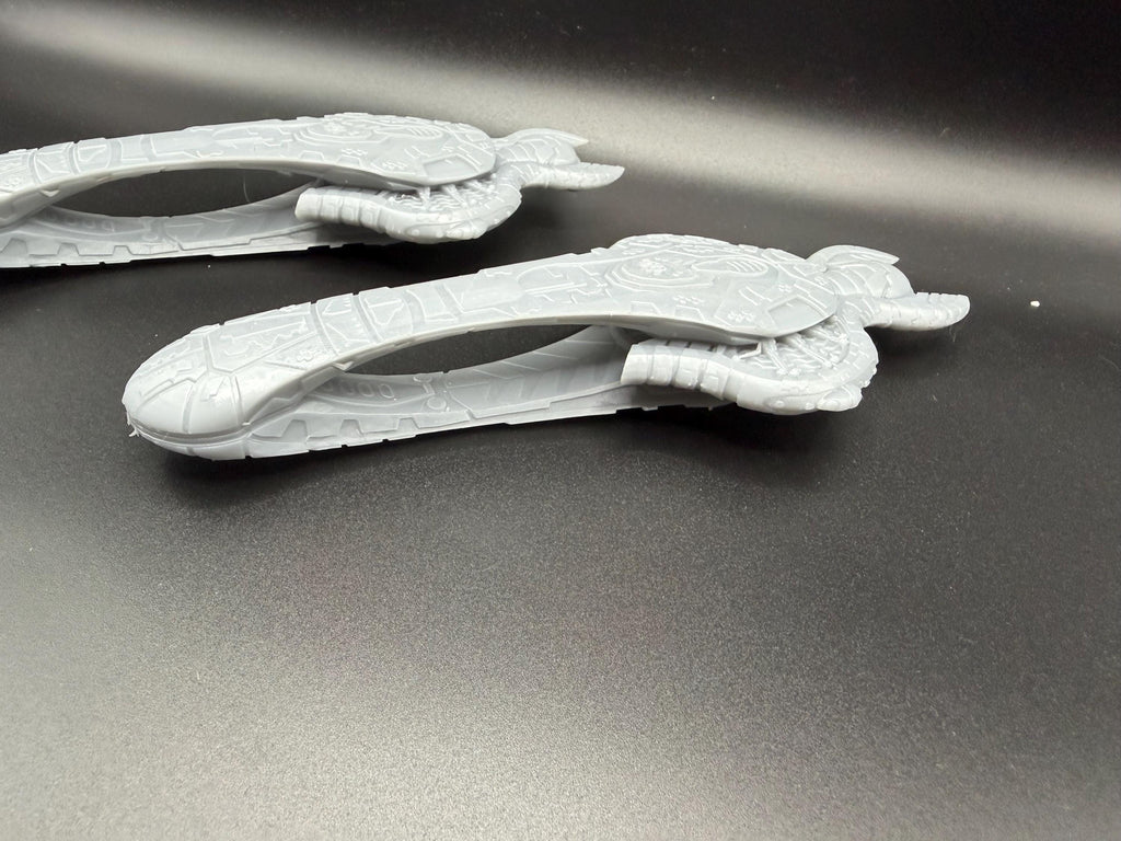 Halo Fleet Battles Proxy Covenant DDS class Light Carrier Upgrade set for epic scale space games