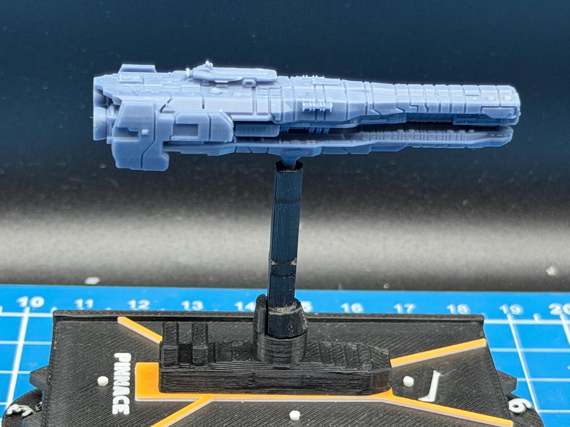 UNSC Strident-Class Heavy Frigate for Halo Armada Nexus scale games 61mm