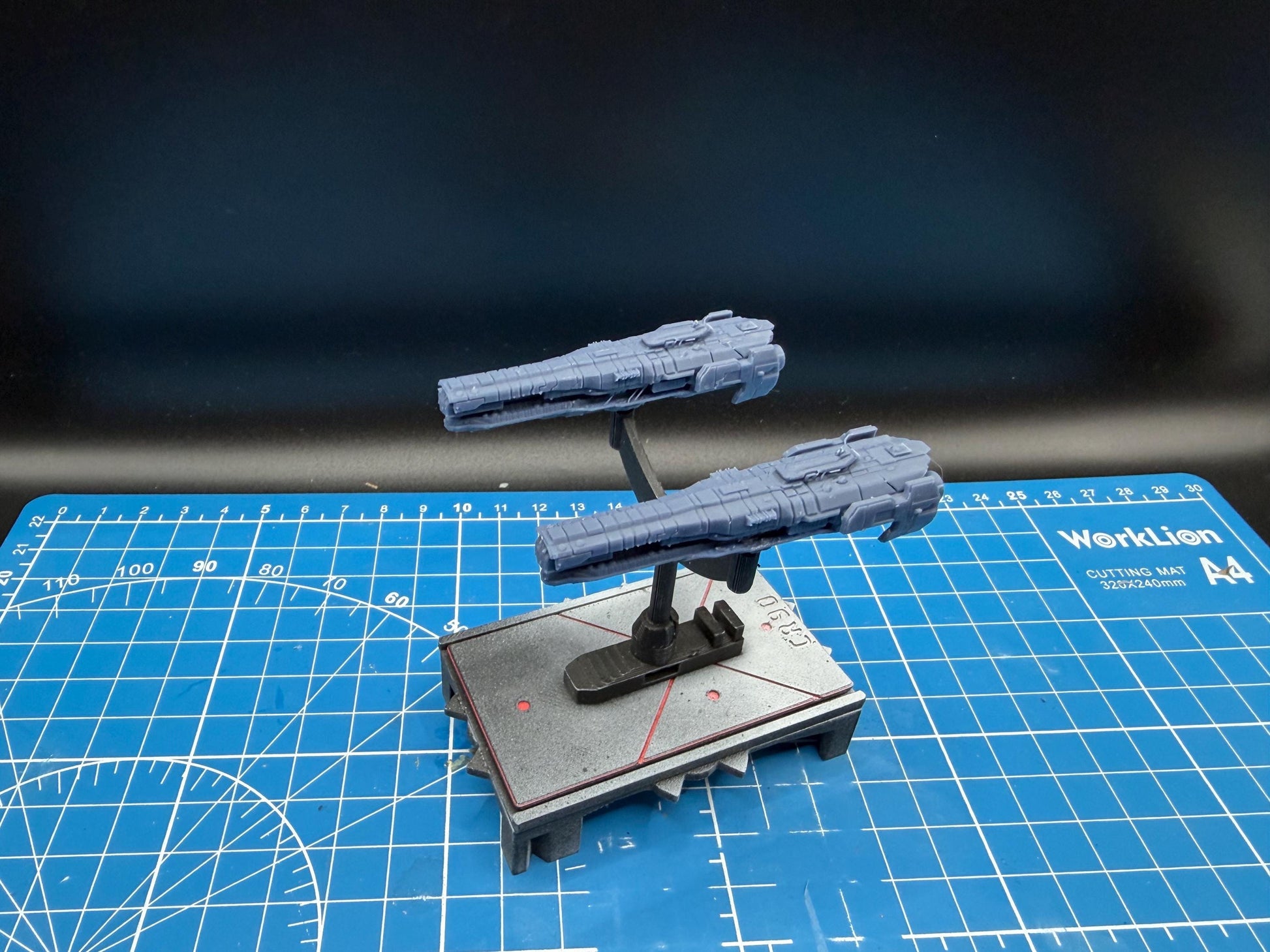 UNSC Strident-Class Heavy Frigate for Halo Armada Nexus scale games 61mm
