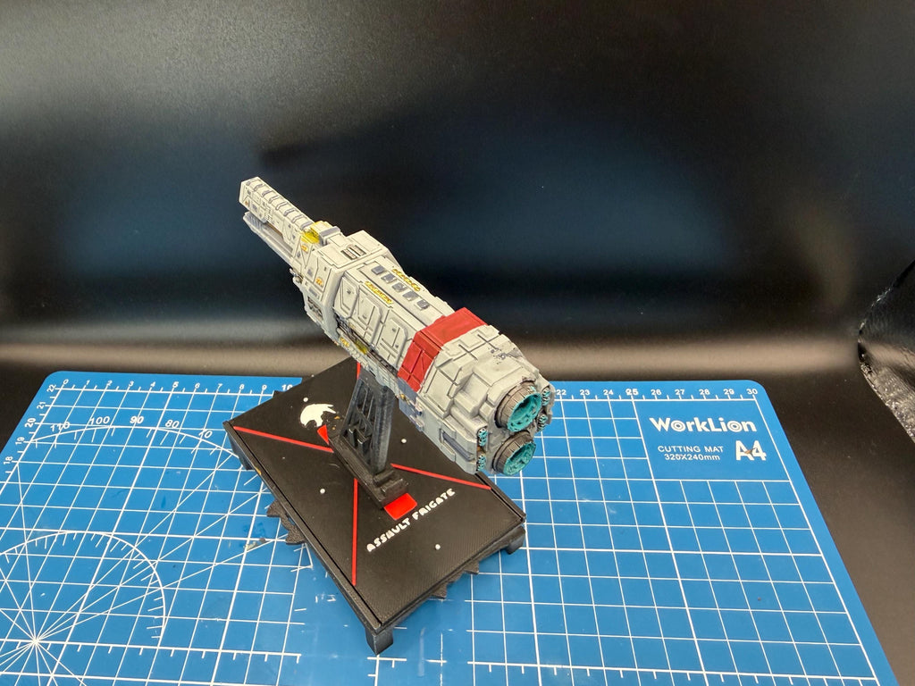 UNSC Artemis-Class Battlecruiser Miniature: Halo Armada Homebrew (125mm)