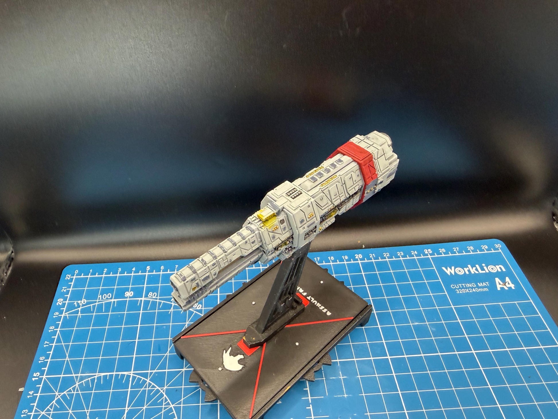 UNSC Artemis-class Battlecruiser Miniature: Halo Armada Homebrew (125mm)