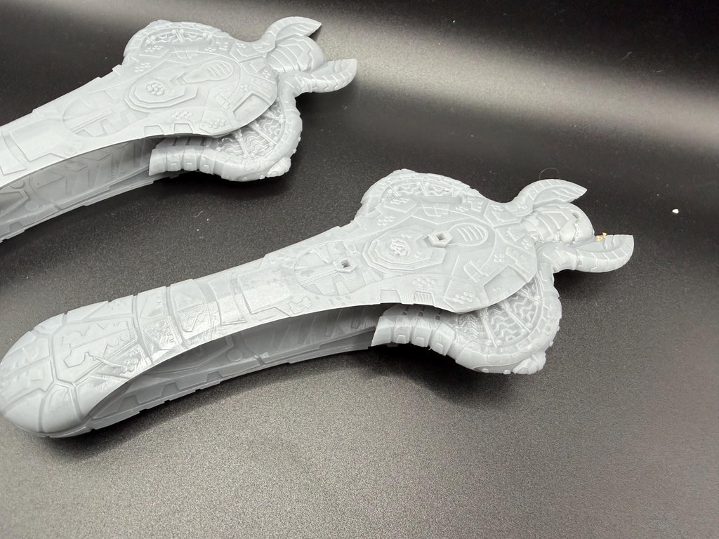 Halo Fleet Battles Proxy Covenant DDS class Light Carrier Upgrade set for epic scale space games