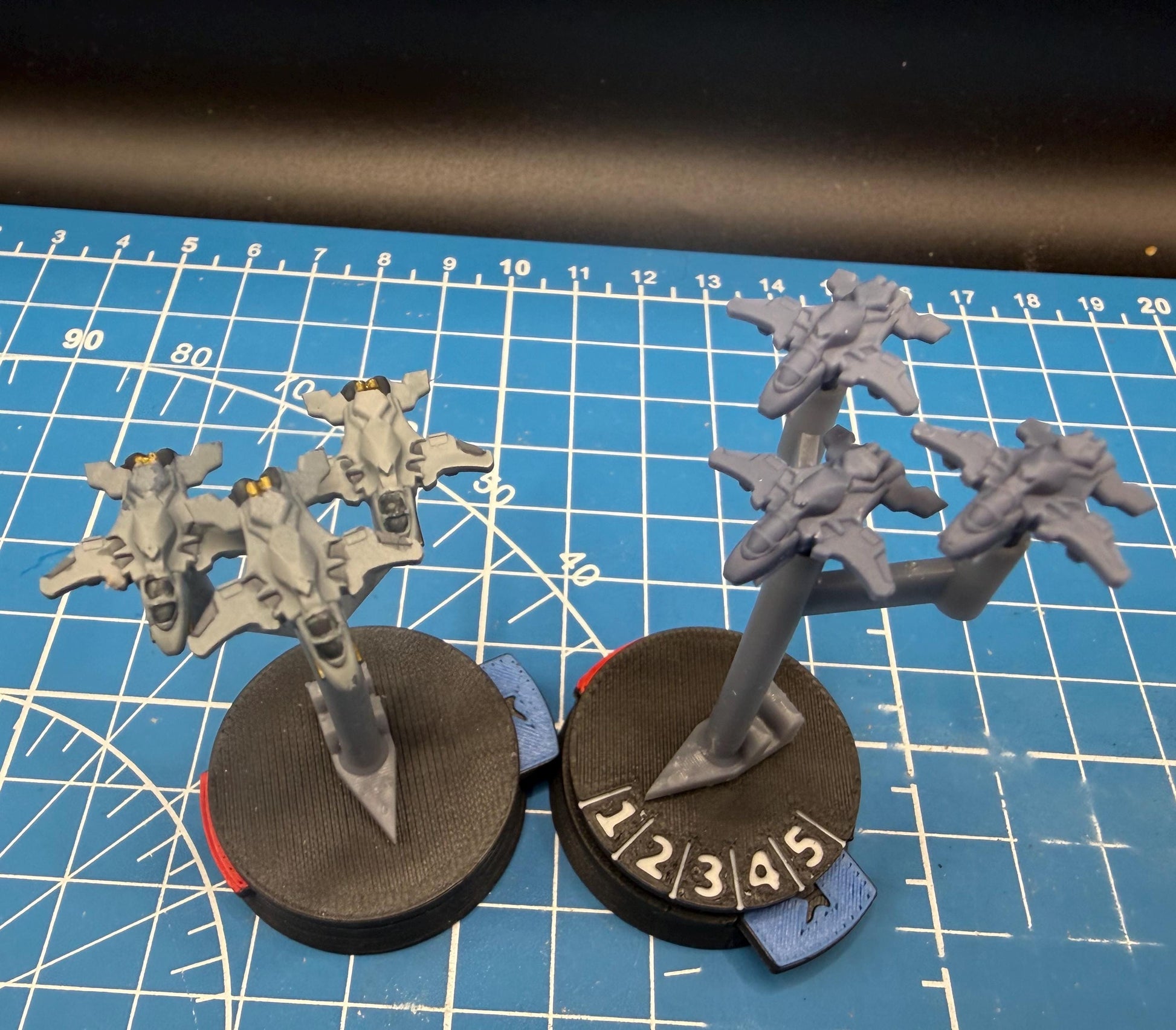 UNSC F41 Broadsword Fighter Squadron(6): Halo Armada Miniatures (22mm)