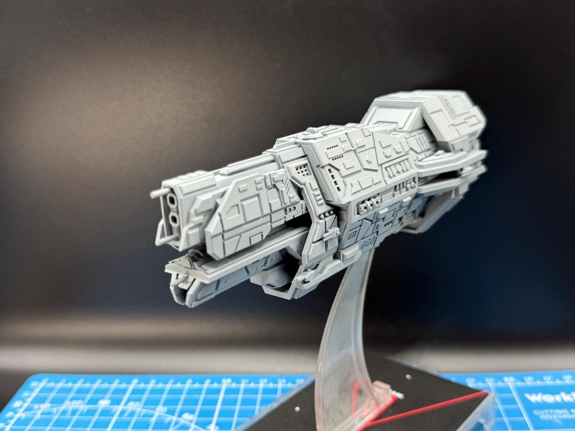 UNSC Valiant-class super-heavy Cruiser: Halo Armada Miniature (178mm)